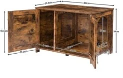 Houten Kattenhuis - Kattenkast Voor Binnen & Buiten - Kattenhok - Kattenhuisje Hout Met Deur En Gat - Hondenhok Voor Kleine Honden - 80 X 50 X 55 Cm -Huisdierbenodigdheden Korting 1200x763 7