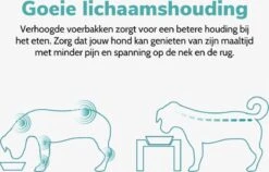 BJ Pets Verhoogde Hondenvoerbak – 3 Hoogtes Verstelbaar – Drinkbak Hond - Voerbak Met Standaard -Huisdierbenodigdheden Korting 1200x768 2