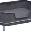 PawHut Hondenbank Met Rugleuning Huisdierenbank Met Metalen Poten Hondenbed Kattenbank D04-157 -Huisdierbenodigdheden Korting 1200x776 8