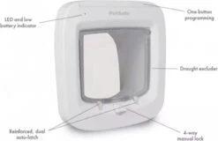PetSafe Microchip - Wit - Kattenluik - 12,2 X 23,9 26 PetSafe Microchip - Wit - Kattenluik - 12,2 X 23,9 -Huisdierbenodigdheden Korting 1200x778 6