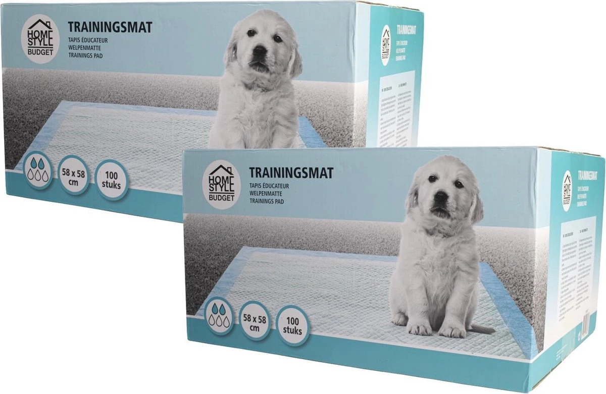 Homestyle Budget Trainingsmat - Zindelijkstraining - 2 X 100 Stuks 58x58 Cm 4 Homestyle Budget Trainingsmat - Zindelijkstraining - 2 X 100 Stuks 58x58 Cm - Image 2