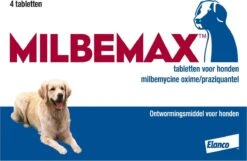 Milbemax Grote Hond 2x2 Tabletten - 1 ST à 2 X 2 TABL -Huisdierbenodigdheden Korting 1200x782