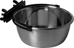 Adori Rvs Bak Met Schroefbevestiging - Hondenvoerbak - 14.5 Cm