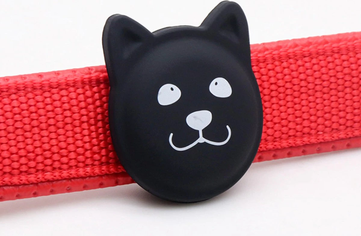 Hond En Kat Huisdieren Siliconen Halsband - Bescherm Hoesje/houder Geschikt Voor Apple Airtag - Halsband Airtag Houder - Tracking - Zwart 4 Hond En Kat Huisdieren Siliconen Halsband - Bescherm Hoesje/houder Geschikt Voor Apple Airtag - Halsband Airtag Houder - Tracking - Zwart - Image 2