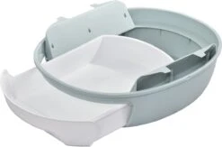 PawHut Kattentoilet Kattenbak Dakraam Bodembak Schep Draagbaar PP ABS D31-012 -Huisdierbenodigdheden Korting 1200x791 3