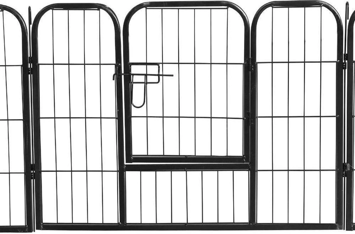 MaxxPet Puppyren - Hondenbench - Hondenren- Puppyren Met 16 Kennelpanelen- Staal - 80 X 80 Cm 9 MaxxPet Puppyren - Hondenbench - Hondenren- Puppyren Met 16 Kennelpanelen- Staal - 80 X 80 Cm - Image 7