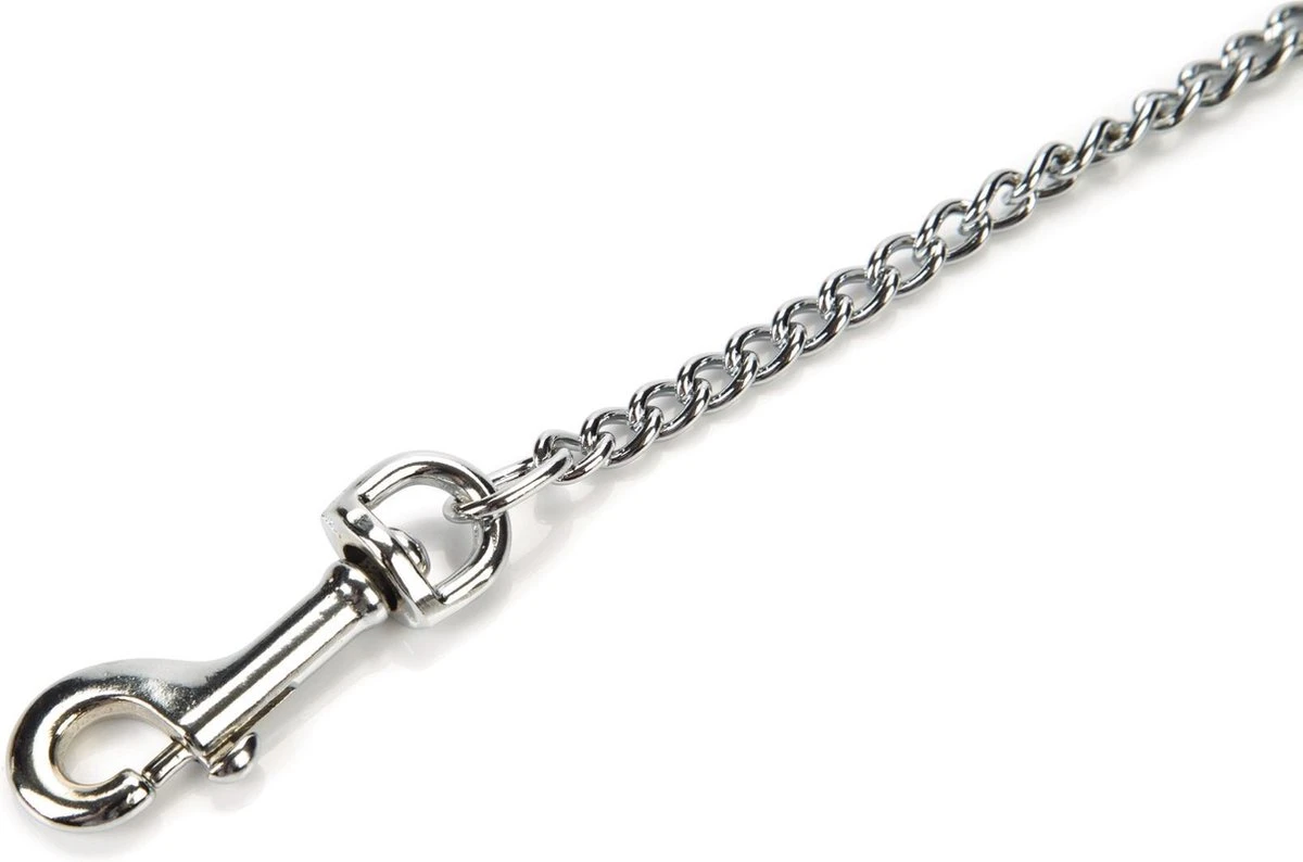 Beeztees - Hondenriem - Kettinglijn - Zwart - 2x112 Cm 4 Beeztees - Hondenriem - Kettinglijn - Zwart - 2x112 Cm - Image 2