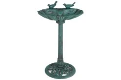 Wielink - Waterschaal Met Voet - Groen - 80 X 50 Cm
