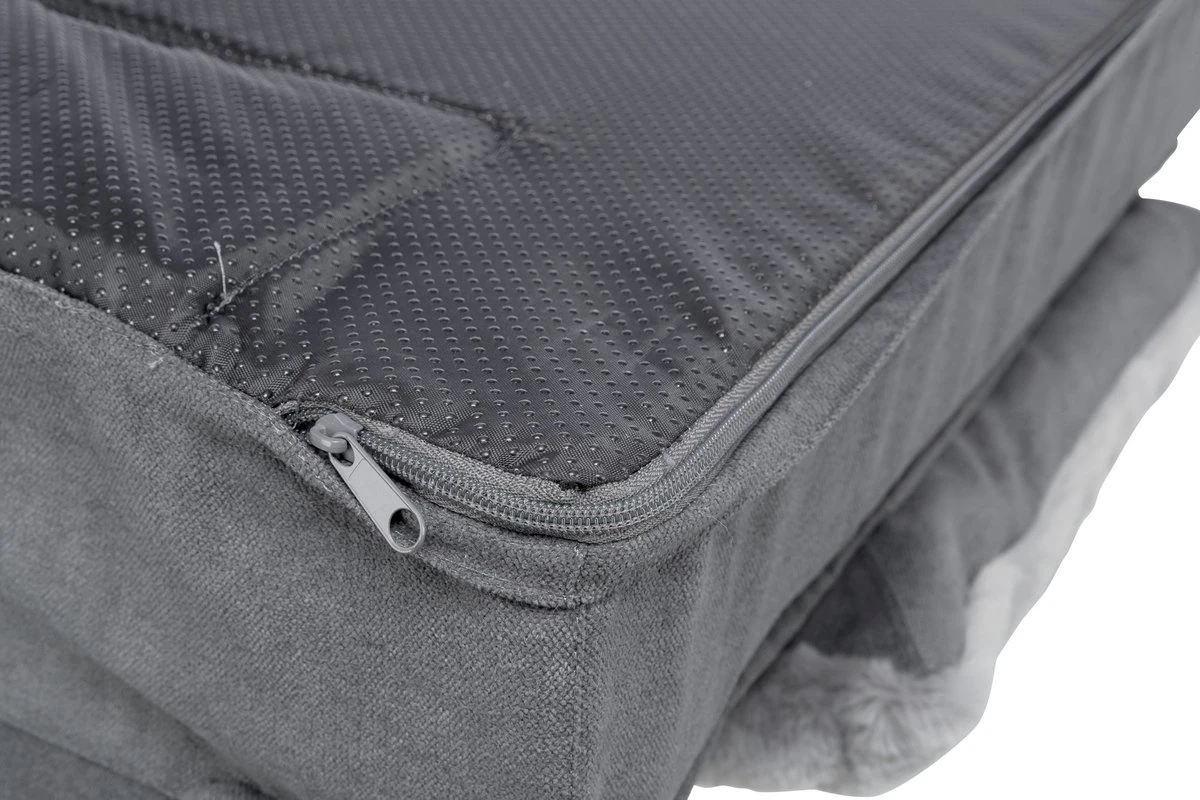 Trixie Hondenmand Sofa Liano Rechthoek Grijs - 100X60 CM 6 Trixie Hondenmand Sofa Liano Rechthoek Grijs - 100X60 CM - Image 4