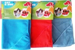 Dierenhanddoek Microvezel - Honden En Katten - Incl. Handvatten - 40x60 Cm - Blauw -Huisdierbenodigdheden Korting 1200x800 23