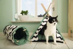 Beeztees Kioni Tipi Tent - Kattenhuis - Zwart/Wit - 50x50x70 Cm 16 Beeztees Kioni Tipi Tent - Kattenhuis - Zwart/Wit - 50x50x70 Cm -Huisdierbenodigdheden Korting 1200x800 241