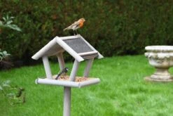Merkloos Voedertafel - Vogelhuisje Wit Of Grijs -Huisdierbenodigdheden Korting 1200x800 263