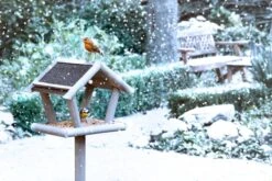 Merkloos Voedertafel - Vogelhuisje Wit Of Grijs -Huisdierbenodigdheden Korting 1200x800 264