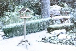 Merkloos Voedertafel - Vogelhuisje Wit Of Grijs -Huisdierbenodigdheden Korting 1200x800 267