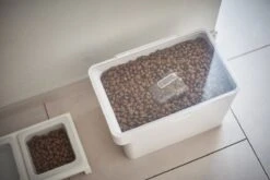 Yamazaki Pet Food Container - Tower - White