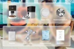 JMV Automatische Voerbak Voor Kat En Hond - Voerautomaat Met Verstelbare Camera En Smartphone Besturing - 6 Liter -Huisdierbenodigdheden Korting 1200x808 4