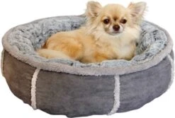 Rosewood Hondenmand Pluche Donut Grijs - 51X51X13 CM -Huisdierbenodigdheden Korting 1200x810 8