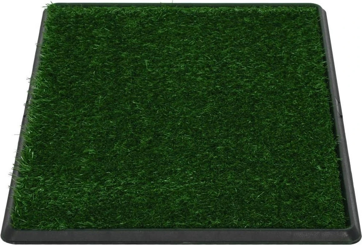 VidaXL Huisdierentoilet Met Bak En Kunstgras 76x51x3 Cm Groen 7 VidaXL Huisdierentoilet Met Bak En Kunstgras 76x51x3 Cm Groen - Image 5