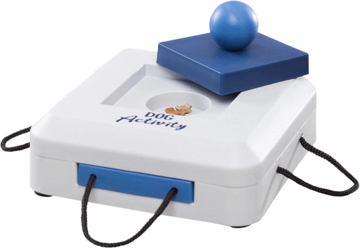 Trixie Dogtoy Dog Activity Strategy Game Gamble Box - Piepend Speelgoed - 15cm X 15cm X 9cm - Zwart/rood/oranje 10 Trixie Dogtoy Dog Activity Strategy Game Gamble Box - Piepend Speelgoed - 15cm X 15cm X 9cm - Zwart/rood/oranje - Image 8