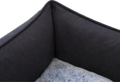 Benzano - Hondenmand - All Season - Wasmachine Wasbaar - Omkeerbaar Kussen - Pluche - Schuimvulling - Antraciet - 100 CM -Huisdierbenodigdheden Korting 1200x827 5