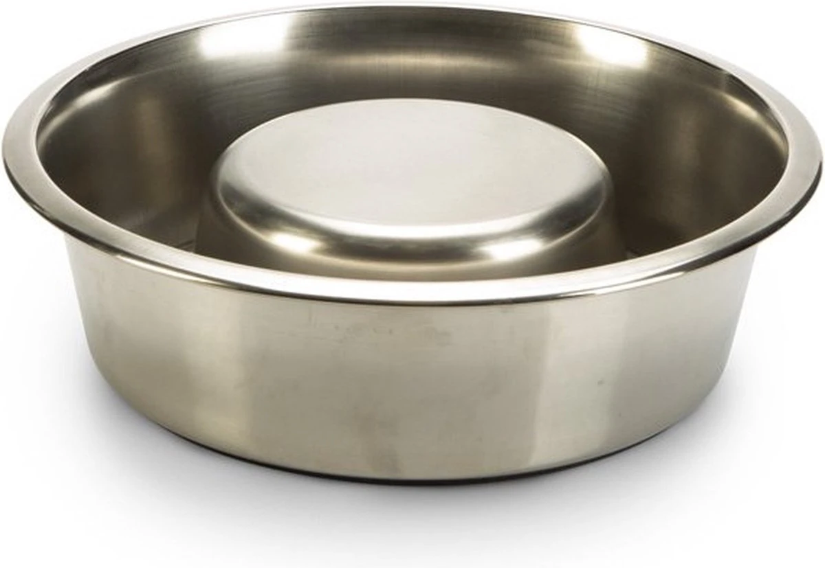 Beeztees Anti Schrokbak- Voor Standaard – Hondenvoerbak – Rvs – 20 Cm 3 Beeztees Anti Schrokbak- Voor Standaard – Hondenvoerbak – Rvs – 20 Cm