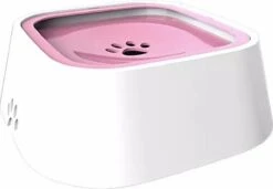 Fuzly - Drinkbak Voor Honden - Waterbak - Anti Knoei - Verminderd Knoeien - Roze