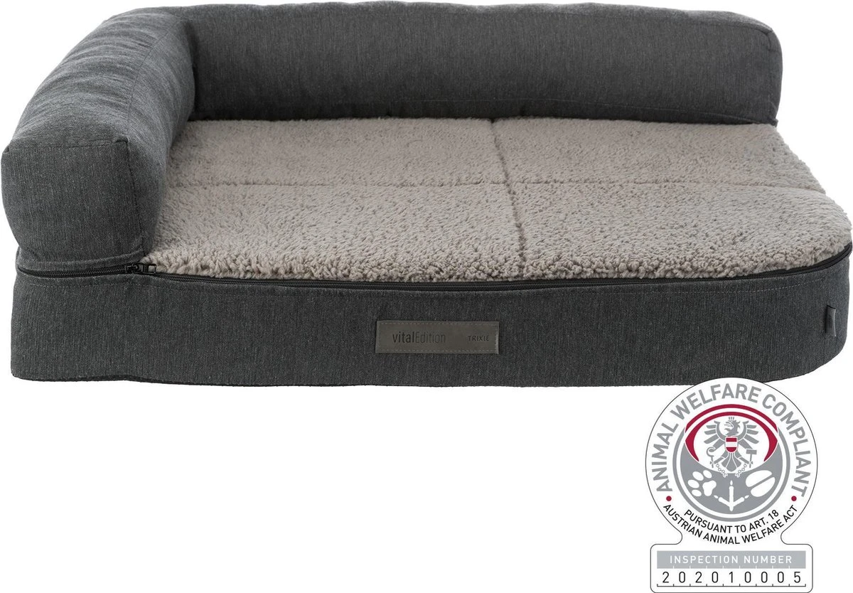 Trixie Hondenmand Sofa Bendson Orthopedisch Grijs (100X80 CM) 14 Trixie Hondenmand Sofa Bendson Orthopedisch Grijs (100X80 CM) - Image 12