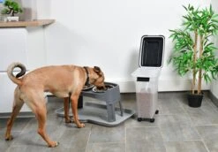 Iris Ohyama Air Tight Food Container ATS-M - Kunststof- 20 Liter - Transparant/Zwart - Met Schepje -Huisdierbenodigdheden Korting 1200x835 1