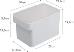 Yamazaki Pet Food Container - Tower - White -Huisdierbenodigdheden Korting 1200x843 3