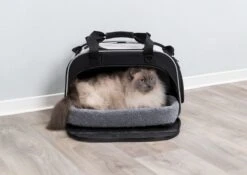 TRIXIE Huisdierenwoon- En Transporttas Valery Zwart En Grijs -Huisdierbenodigdheden Korting 1200x848 6