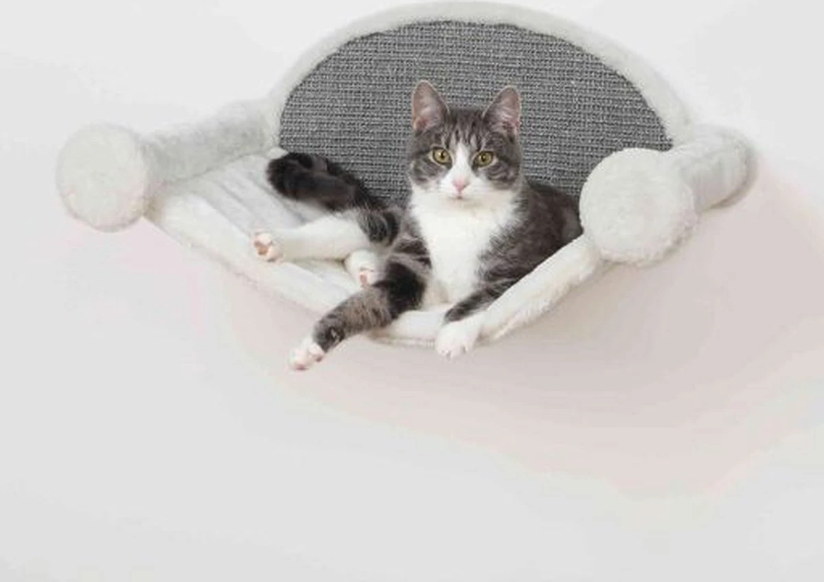 TRIXIE Kattenhangmat 54x28x33 Cm Crèmekleurig En Grijs 49920 9 TRIXIE Kattenhangmat 54x28x33 Cm Crèmekleurig En Grijs 49920 - Image 7