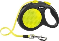 Flexi New Neon Tape - Hondenriem - Geel/Zwart - M - 5 M - (<25 Kg) -Huisdierbenodigdheden Korting 1200x850 1