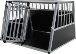 Topmast Autobench Ellipse - XL - 89 X 69 X 50 Cm - Zwart - Aluminium Reisbench Met Tussenschot - Dubbel - Autobench Voor Hond - Autobenches - Reisbench Hond -Huisdierbenodigdheden Korting 1200x854 11