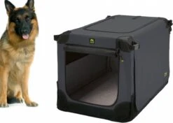 Maelson Soft Kennel - Robuuste Hondenbench Van Zacht Materiaal - Opvouwbare Kennel Met Stevig Stalen Binnenframe - Zwart/antraciet - XXS / XS / S / M / L / XL / XXL - 72 S -Huisdierbenodigdheden Korting 1200x854 9