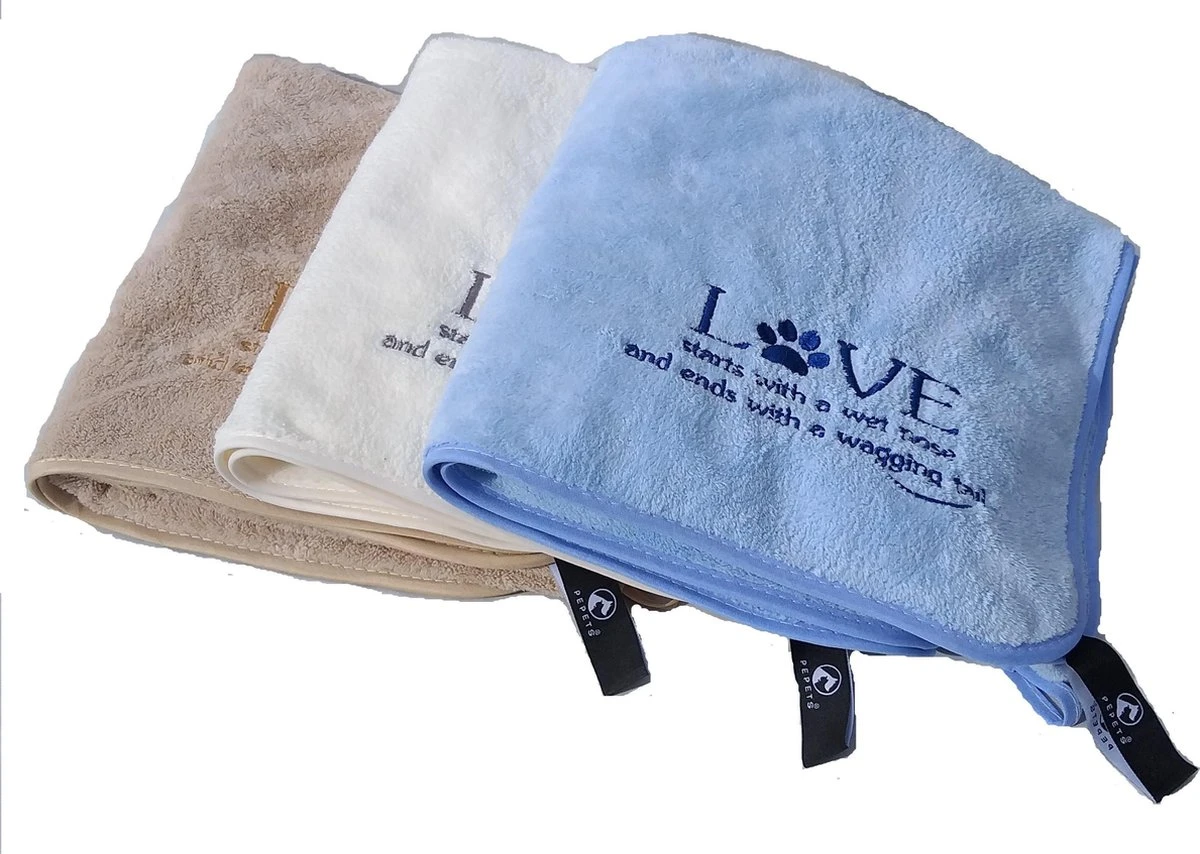 Pepets© – Hondenhanddoek – Honden Handdoek – Microvezel Handdoek – Handdoek Hond – Hondendeken – Droogdoek Hond – Dierendeken – Absorberend – 100*50CM - Beige - GRATIS Zonnebril 7 Pepets© – Hondenhanddoek – Honden Handdoek – Microvezel Handdoek – Handdoek Hond – Hondendeken – Droogdoek Hond – Dierendeken – Absorberend – 100*50CM - Beige - GRATIS Zonnebril - Image 5