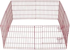 Topmast Puppyren Uitvouwbaar - Roze - 560 Cm Omtrek - 60 Cm Hoog - Opvouwbaar - XL Hondenren - Voor Binnen -Huisdierbenodigdheden Korting 1200x856 1