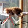 Hobipets - Kattenmand Raam - 5 Zuignappen - Hangmat Kat Raam -Huisdierbenodigdheden Korting 1200x856 12