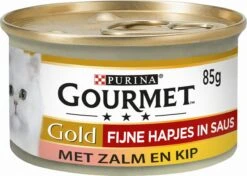 Gourmet Gold Fijne Hapjes In Saus - Kattenvoer Natvoer - Vis/Vlees - 96 X 85 Gr -Huisdierbenodigdheden Korting 1200x857 6