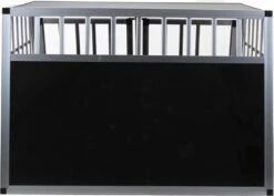 Topmast Autobench Ellipse - XL - 89 X 69 X 50 Cm - Zwart - Aluminium Reisbench Met Tussenschot - Dubbel - Autobench Voor Hond - Autobenches - Reisbench Hond -Huisdierbenodigdheden Korting 1200x859 6