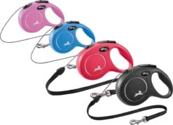 Flexi New Classic Koord - Hondenriem - Zwart - S - 8 M - (<12 Kg) -Huisdierbenodigdheden Korting 1200x863