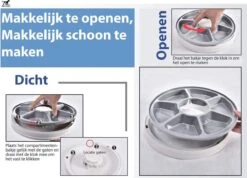 PetFriends Automatische Voerbak Voor Hond En Kat - Incl. Batterijen - Voerautomaat Met 6 Compartimenten - 24 Uurs Timer - Elektrische Voederbak -Huisdierbenodigdheden Korting 1200x867 2