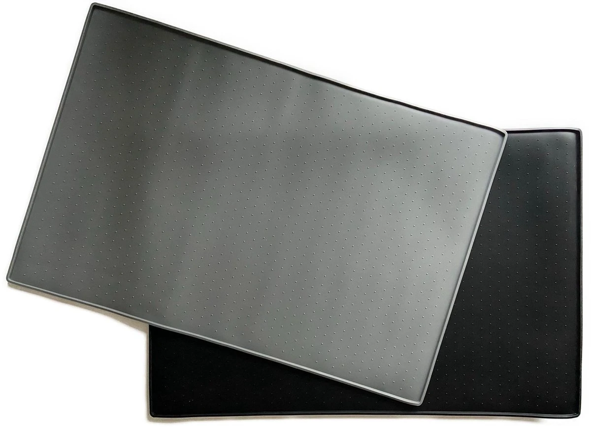 BoDutch - Placemat Voor Voerbak - Voermat Hond Kat - Zwart - Siliconen - 60x40cm 10 BoDutch - Placemat Voor Voerbak - Voermat Hond Kat - Zwart - Siliconen - 60x40cm - Image 8