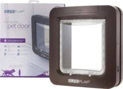 SureFlap Microchip Huisdierluik L - Bruin - 18 X 17 Cm -Huisdierbenodigdheden Korting 1200x869 5