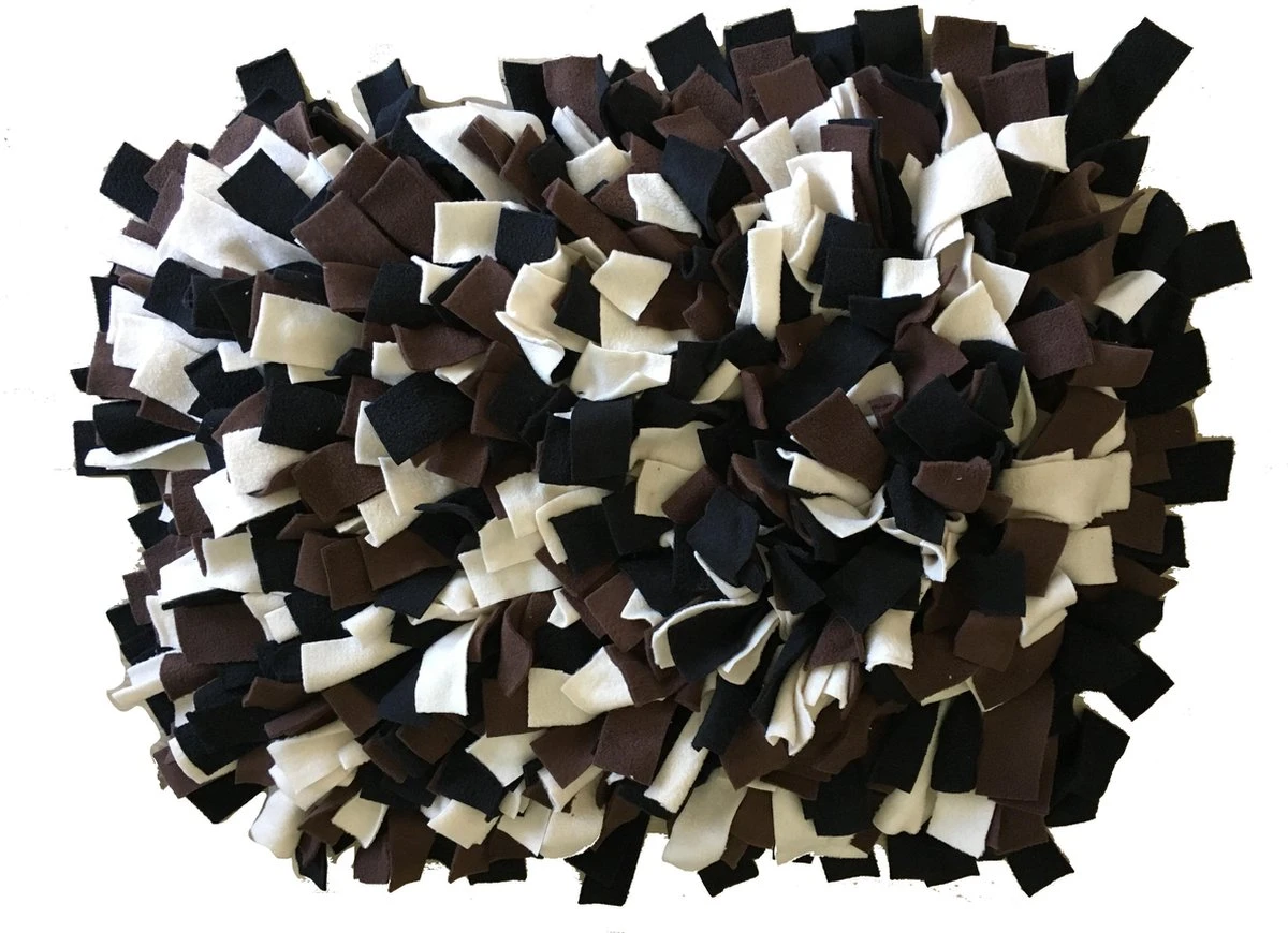 Snuffelplezier - Snuffelkussen Maat L Bruin/Zwart/Crème 4 Snuffelplezier - Snuffelkussen Maat L Bruin/Zwart/Crème - Image 2