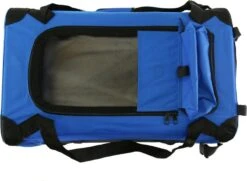 Topmast ReisBench Nylon Bench - Honden Bench L. Blauw 70x50x50cm | Stoffen Bench | Vouwbench | Auto Bench - Honden 10-18kilo -Huisdierbenodigdheden Korting 1200x878 8