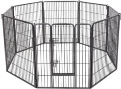 MaxxPet Puppyren - Hondenbench - Hondenren- Puppyren Met 8 Kennelpanelen - Staal -80 X 100 Cm Ø 210 Cm 14 MaxxPet Puppyren - Hondenbench - Hondenren- Puppyren Met 8 Kennelpanelen - Staal -80 X 100 Cm Ø 210 Cm -Huisdierbenodigdheden Korting 1200x879