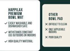 Happilax Premium Silicone Bowl Mat Voor Voer- En Waterbakken, Voedselmat Voor Honden En Katten -Huisdierbenodigdheden Korting 1200x880 4