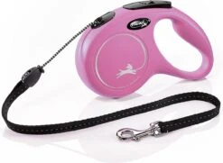 Flexi New Classic Tape - Hondenriem - Roze - S - 5 M -Huisdierbenodigdheden Korting 1200x881