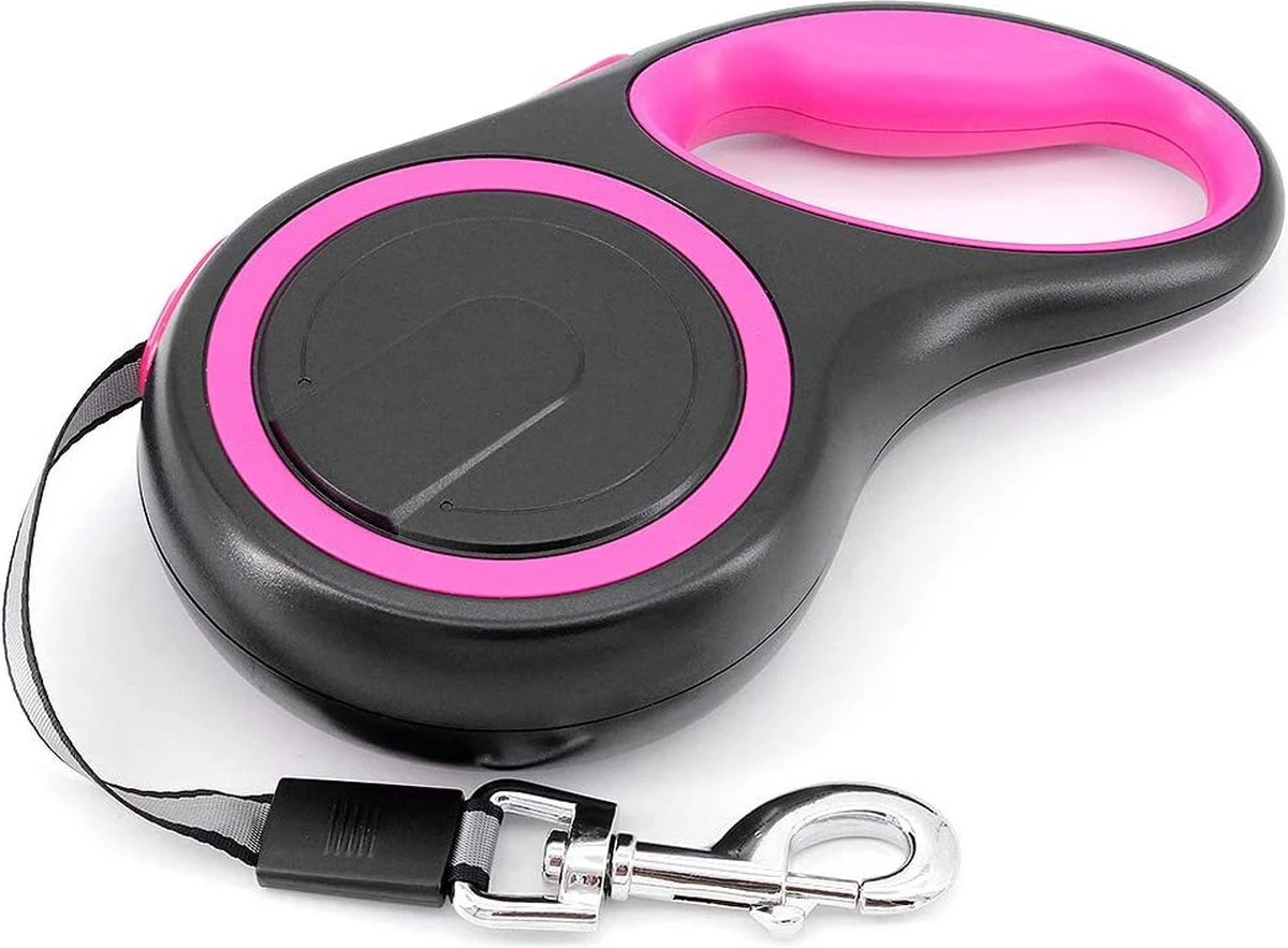 IGOODS - Uitlaatriem - Honden Riem - Katten Riem - Uitlaatriem Voor Dieren - Rollijn - 5 Meter Lang Roze 10 IGOODS - Uitlaatriem - Honden Riem - Katten Riem - Uitlaatriem Voor Dieren - Rollijn - 5 Meter Lang Roze - Image 8