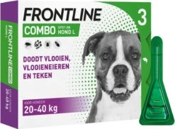 Frontline Combo - L: Van 20 Tot 40 Kg - Anti Vlooienmiddel En Tekenmiddel - Hond - 3 Pipetten -Huisdierbenodigdheden Korting 1200x884